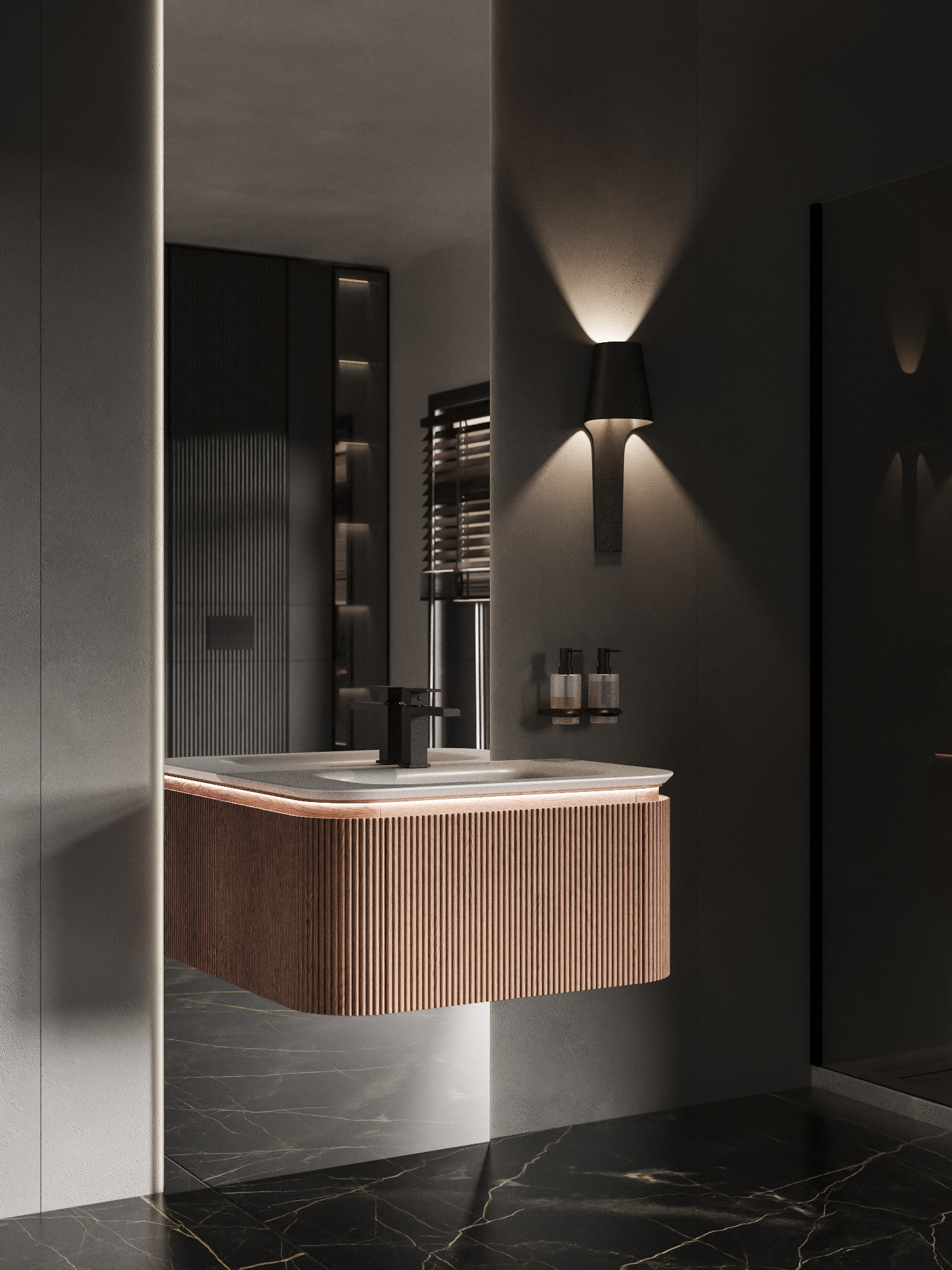 FWHC210790RO, Cloud, подвесная, 79 см, Дуб красный